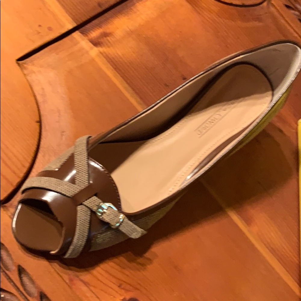 Circa Joan & David. Short brown wedge 8 - Picture 3 of 6